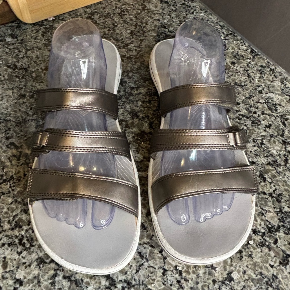 Cloudsteppers by Clarks Brinkley Coast Slide Sandal Size 12 - Picture 4 of 11